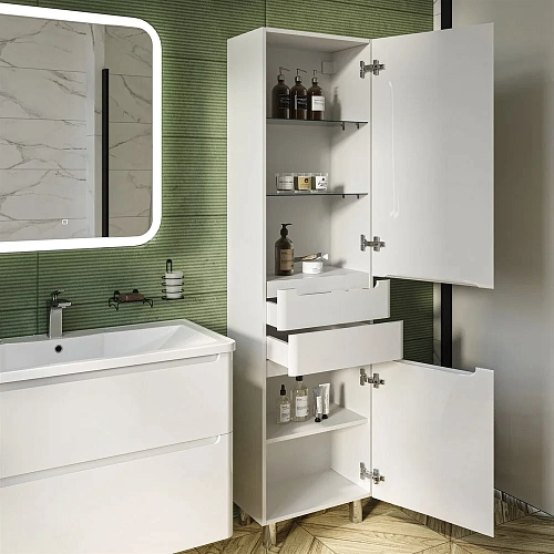 Шкаф-пенал STWORKI Монтре 50, белый 555332 Шкаф-пенал STWORKI Монтре 50, белый 555332