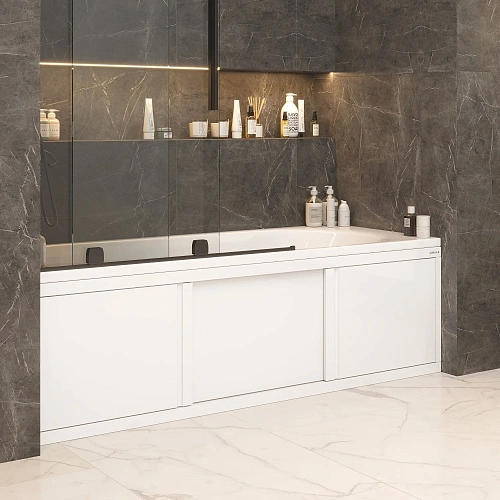 Экран для ванны фронтальный Onika Одио 140 см 514003 белый Экран для ванны фронтальный Onika Одио 140 см 514003 белый