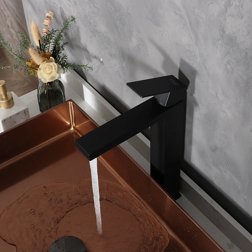 Смеситель для раковины Gid Anchel SS979-BM-D SS979BMD черный матовый Смеситель для раковины Gid Anchel SS979-BM-D SS979BMD черный матовый