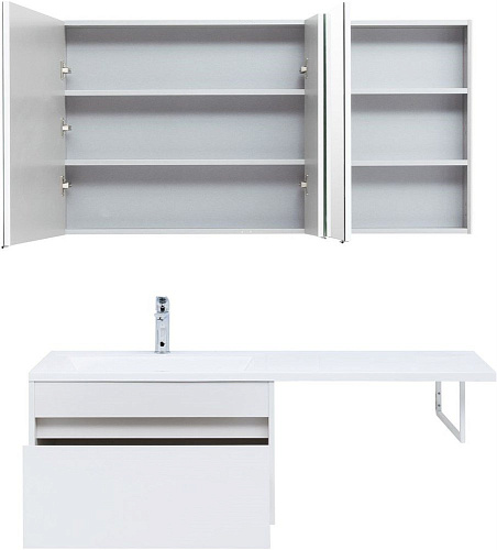 Тумба под раковину Aquanet Токио 68 белый (подвесная, 1 ящик) 00236917 Тумба под раковину Aquanet Токио 68 белый (подвесная, 1 ящик) 00236917