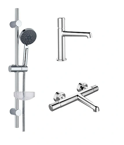 Комплект смесителей Agger Slim A2231100 хром Комплект смесителей Agger Slim A2231100 хром