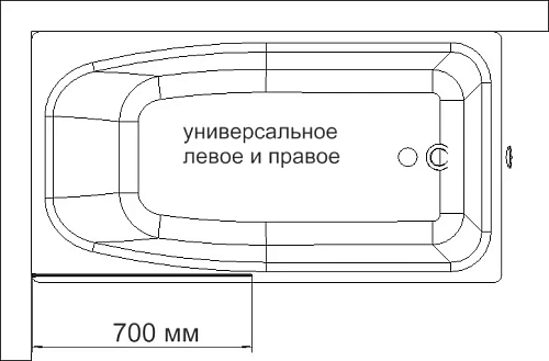 Шторка на ванну DIWO Ростов 4GW012 неподвижная, 70x150, черная матовая 556129 Шторка на ванну DIWO Ростов 4GW012 неподвижная, 70x150, черная матовая 556129