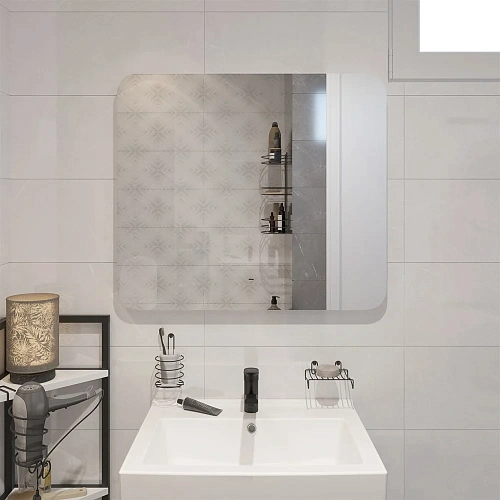 Зеркало DIWO Кострома 80 с подсветкой, прямоугольное, инфракрасное управление 543506 Зеркало DIWO Кострома 80 с подсветкой, прямоугольное, инфракрасное управление 543506