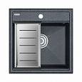 Кухонная мойка Paulmark STEPIA 50 с коландером ADVANCE брашированная PM115051-DG+A375-BS Кухонная мойка Paulmark STEPIA 50 с коландером ADVANCE брашированная PM115051-DG+A375-BS