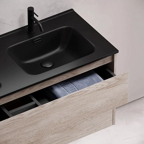 Тумба под раковину Sancos Libra LB120-2EG 1190х450х500 дуб галифакс натуральный, подвесная Тумба под раковину Sancos Libra LB120-2EG 1190х450х500 дуб галифакс натуральный, подвесная