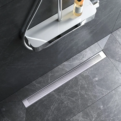 Душевой лоток AM.PM Prime Flow W02SC-P11-080-01SB Flow Cut Gradient 80см, сталь матовая Душевой лоток AM.PM Prime Flow W02SC-P11-080-01SB Flow Cut Gradient 80см, сталь матовая