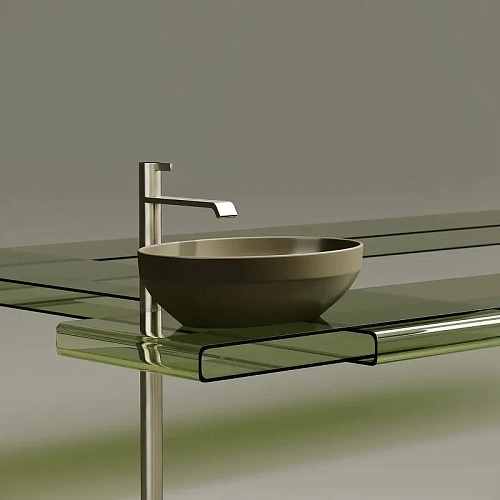 Раковина Ceramica Nova ELEMENT CN6056MC Капучино матовый накладная Раковина Ceramica Nova ELEMENT CN6056MC Капучино матовый накладная