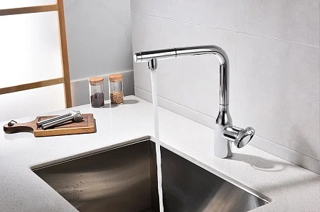 Смеситель для кухни Paulmark Urban хром Ur213104-CR Смеситель для кухни Paulmark Urban хром Ur213104-CR