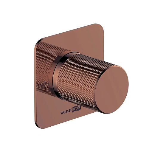 Переключатель потоков WasserKRAFT A309 на 2 выхода розовое золото Переключатель потоков WasserKRAFT A309 на 2 выхода розовое золото