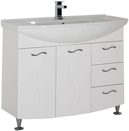 Комплект мебели Aquanet Моника 105 белый 00187564 Комплект мебели Aquanet Моника 105 белый 00187564