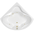 Акриловая ванна WHITECROSS Konsul 150x150 &quot;SOFT&quot; золото 0110.150150.100.SOFT.GL