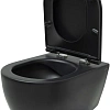 Унитаз подвесной Allen Brau Reality 4.32006.31 с крышкой, черный матовый Унитаз подвесной Allen Brau Reality 4.32006.31 с крышкой, черный матовый
