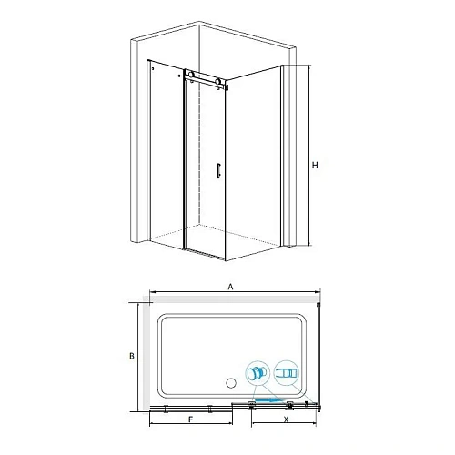 Душевой уголок RGW TO-43 Tornado 06074340-11 Душевой уголок RGW TO-43 Tornado 06074340-11