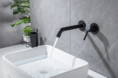 Смеситель для раковины Allen Brau Priority 5.31030-31 Черный матовый Смеситель для раковины Allen Brau Priority 5.31030-31 Черный матовый