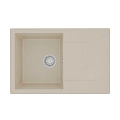 Кухонная мойка Lemark IMANDRA 760 врезная из кварцгранита, с крылом, бежевый 9910026 Кухонная мойка Lemark IMANDRA 760 врезная из кварцгранита, с крылом, бежевый 9910026