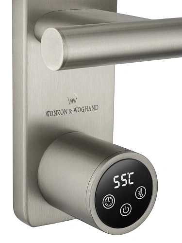 Полотенцесушитель электрический Wonzon & Woghand NÜRNBERG (WW-AL349-BN) брашированный никель Полотенцесушитель электрический Wonzon & Woghand NÜRNBERG (WW-AL349-BN) брашированный никель