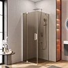 Душевой уголок CEZARES SLIDER-AH-1-80-70/80-BR-Cr 70-80x80см стекло тонированное (бронза), профиль хром Душевой уголок CEZARES SLIDER-AH-1-80-70/80-BR-Cr 70-80x80см стекло тонированное (бронза), профиль хром