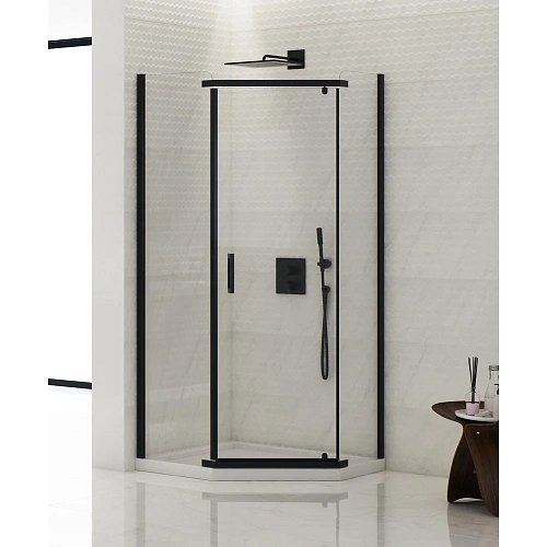 Душевой уголок NEW TRENDY NEW KOMFORT BLACK 100x80x190 K-0746 (черный) Душевой уголок NEW TRENDY NEW KOMFORT BLACK 100x80x190 K-0746 (черный)