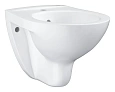 Биде подвесное GROHE Bau Ceramic альпин-белый (39433000) Биде подвесное GROHE Bau Ceramic альпин-белый (39433000)