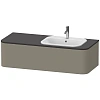 Тумба под раковину Duravit Happy D.2 Plus HP4952R9292 подвесная 130 см серый камень Тумба под раковину Duravit Happy D.2 Plus HP4952R9292 подвесная 130 см серый камень