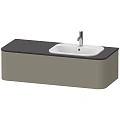 Тумба под раковину Duravit Happy D.2 Plus HP4952R9292 подвесная 130 см серый камень Тумба под раковину Duravit Happy D.2 Plus HP4952R9292 подвесная 130 см серый камень