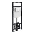 Детальная картинка товара «инсталляция для унитаза wasserkraft alme 15tlt.010.me.wh01 с клавишей смыва белый»