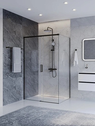 Душевой уголок CEZARES PLANE-AH-1-110/90-C-GM 110x90 см Душевой уголок CEZARES PLANE-AH-1-110/90-C-GM 110x90 см