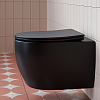 Унитаз подвесной Ceramica Nova PLAY CN3001MB черный матовый Унитаз подвесной Ceramica Nova PLAY CN3001MB черный матовый