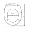 Крышка-сиденье BERGES Lux A 010601 Крышка-сиденье BERGES Lux A 010601