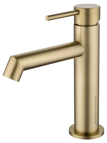 Смеситель для раковины Wonzon & Woghand брашированное золото (WW-H1063-BG) Смеситель для раковины Wonzon & Woghand брашированное золото (WW-H1063-BG)