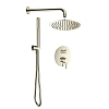 Душевая система AQUAme AQM8404BN никель шлифованный Душевая система AQUAme AQM8404BN никель шлифованный
