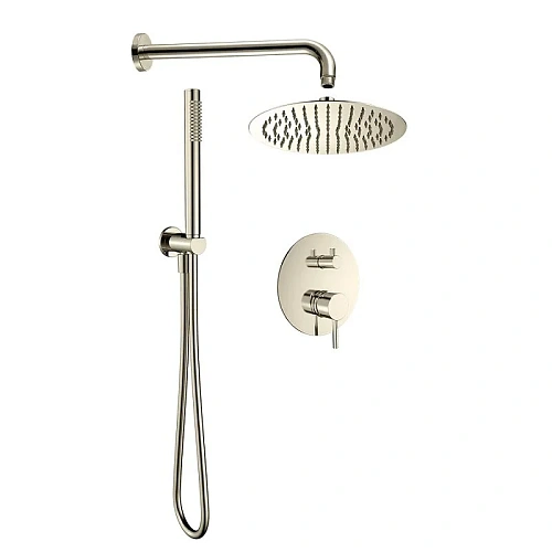 Душевая система AQUAme AQM8404BN никель шлифованный Душевая система AQUAme AQM8404BN никель шлифованный