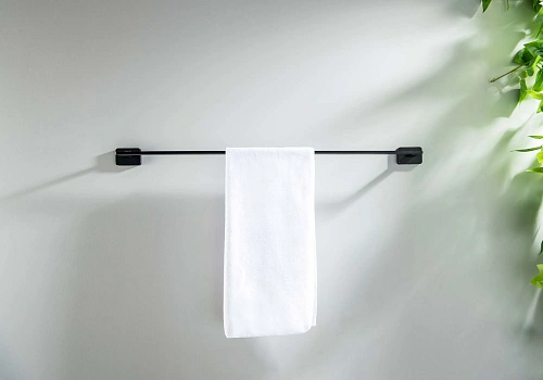 Полотенцедержатель Aquatek ЛИБРА AQ4314MB черный матовый Полотенцедержатель Aquatek ЛИБРА AQ4314MB черный матовый