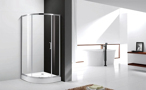 Душевой уголок CEZARES MOLVENO-R-1-90-C-Cr-IV 90x90см стекло прозрачное, профиль хром Душевой уголок CEZARES MOLVENO-R-1-90-C-Cr-IV 90x90см стекло прозрачное, профиль хром