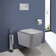 Унитаз подвесной Vincea Q-Line VT1-12MG безободковый, матовый серый, ультратонкое сиденье soft-close Унитаз подвесной Vincea Q-Line VT1-12MG безободковый, матовый серый, ультратонкое сиденье soft-close