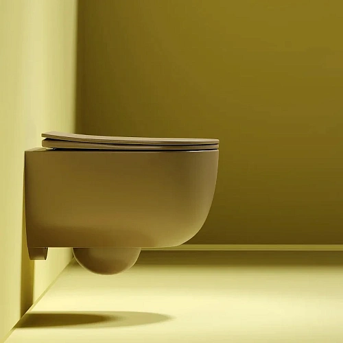 Унитаз подвесной Ceramica Nova MODENA CN6063MC Капучино матовый Унитаз подвесной Ceramica Nova MODENA CN6063MC Капучино матовый