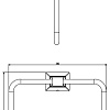Полотенцедержатель ART&MAX GENOVA AM-M-021-CR Полотенцедержатель ART&MAX GENOVA AM-M-021-CR