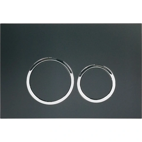 Клавиша смыва Ceruttispa CR05BK черная, матовая Клавиша смыва Ceruttispa CR05BK черная, матовая