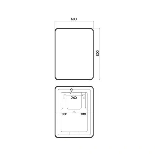 Зеркало IDDIS Cloud (CLX6000i98) 60 см с подсветкой Зеркало IDDIS Cloud (CLX6000i98) 60 см с подсветкой