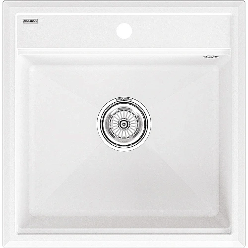 Кухонная мойка Paulmark STEPIA 50 PM115051-WH , белый, 500х510 Кухонная мойка Paulmark STEPIA 50 PM115051-WH , белый, 500х510