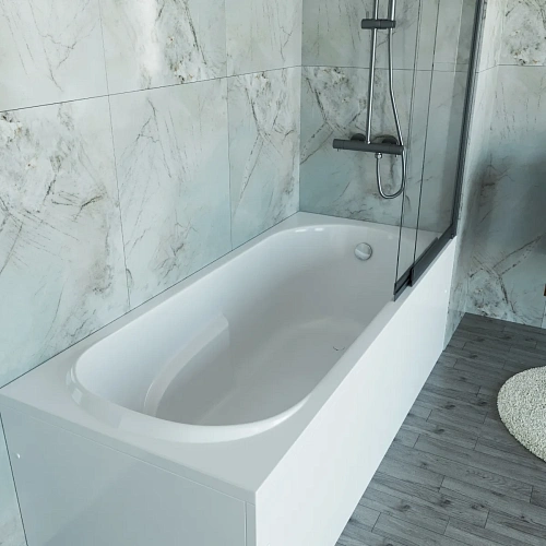 Акриловая ванна Vincea VBT-2A170-FR с каркасом 1700x750x480, пристенная, белая Акриловая ванна Vincea VBT-2A170-FR с каркасом 1700x750x480, пристенная, белая