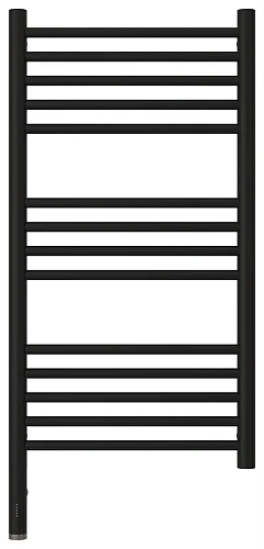 Полотенцесушитель электрический Сунержа Богема 3.0 прямая 800х400 МЭМ левый 31-5804-8040 Матовый чер Полотенцесушитель электрический Сунержа Богема 3.0 прямая 800х400 МЭМ левый 31-5804-8040 Матовый чер