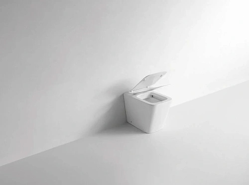 Унитаз приставной CeramaLux 3170 белый с крышкой микролифт Унитаз приставной CeramaLux 3170 белый с крышкой микролифт