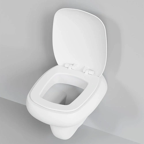 Унитаз подвесной Diamond 123T20101R (530x405x375) матовый белый безободковый без сиденья Унитаз подвесной Diamond 123T20101R (530x405x375) матовый белый безободковый без сиденья