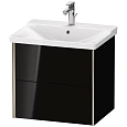 Тумба под раковину Duravit XVIU XV41150B140 подвесная 61 см черный глянцевый Тумба под раковину Duravit XVIU XV41150B140 подвесная 61 см черный глянцевый