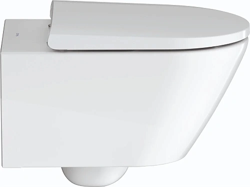 Унитаз подвесной Duravit D-Neo 45770900A1 Rimless с сиденьем микролифт Soft Close, цвет белый Унитаз подвесной Duravit D-Neo 45770900A1 Rimless с сиденьем микролифт Soft Close, цвет белый