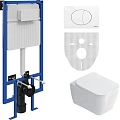 Комплект Унитаз подвесной STWORKI Монтре SETK3204-2616 безободковый, с микролифтом + Система инсталл 561196 Комплект Унитаз подвесной STWORKI Монтре SETK3204-2616 безободковый, с микролифтом + Система инсталл 561196