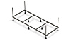 Картинка анонса товара «каркас для ванны cersanit virgo 180 (rw-virgo*180) k-rw-virgo*180n»