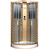 Картинка анонса товара «душевая кабина niagara lux 7718 g золотой рисунок 7718g»