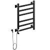 Полотенцесушитель электрический Ника STEP-3 60/40 RAL9005 черный матовый левый тэн STEP-3 60/40 черн мат лев Полотенцесушитель электрический Ника STEP-3 60/40 RAL9005 черный матовый левый тэн STEP-3 60/40 черн мат лев